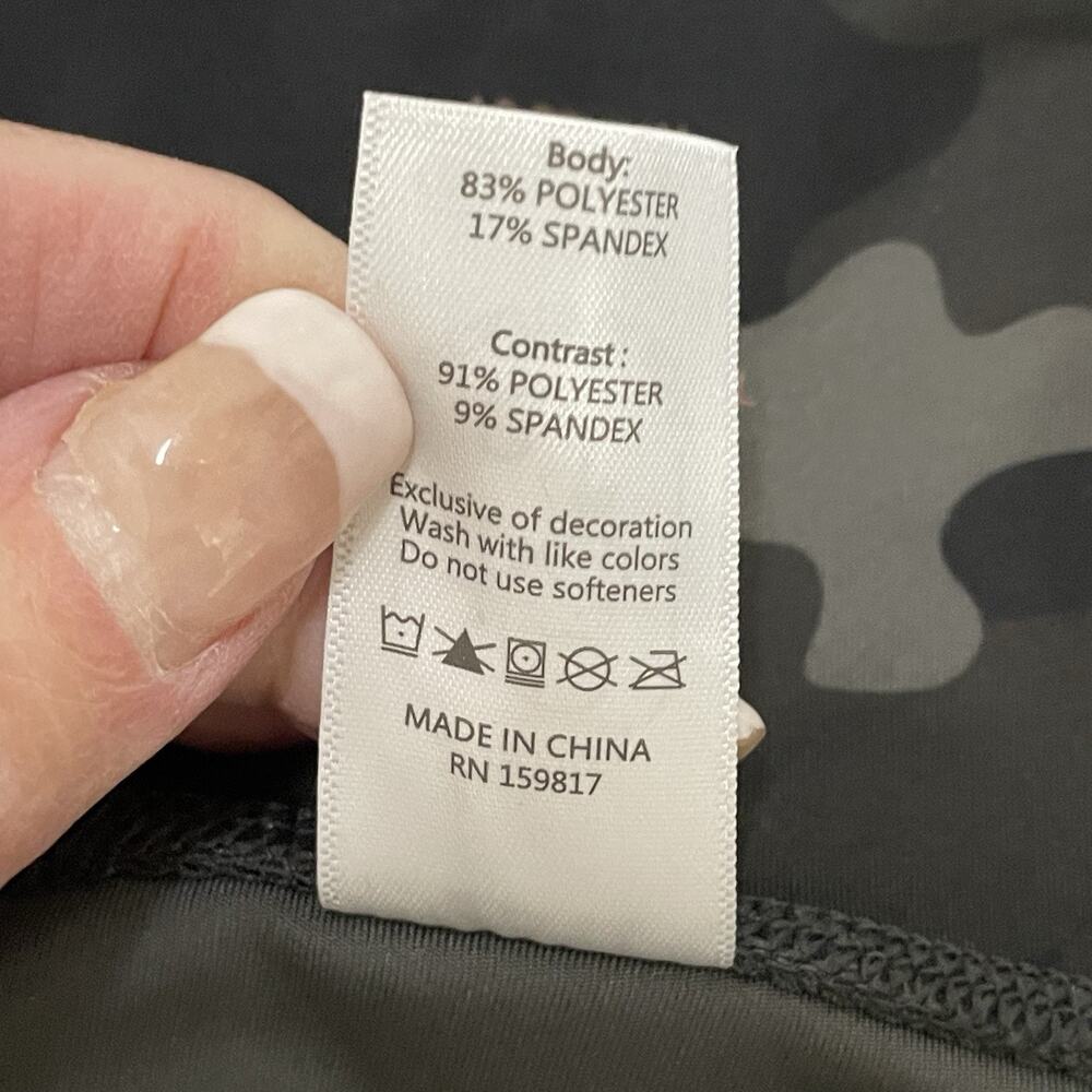 As Revival Altar’d State Ankle Leggings Women Size 2X Army Green Camo Yoga NEW - Picture 8 of 9